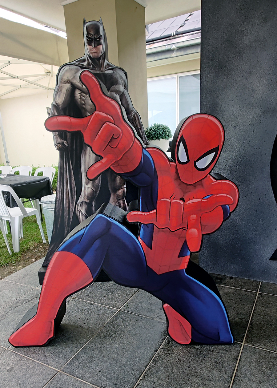 Spiderman Freestanding Prop - Styro Boss Sydney Props