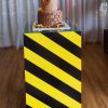Construction Stripe Cake Table